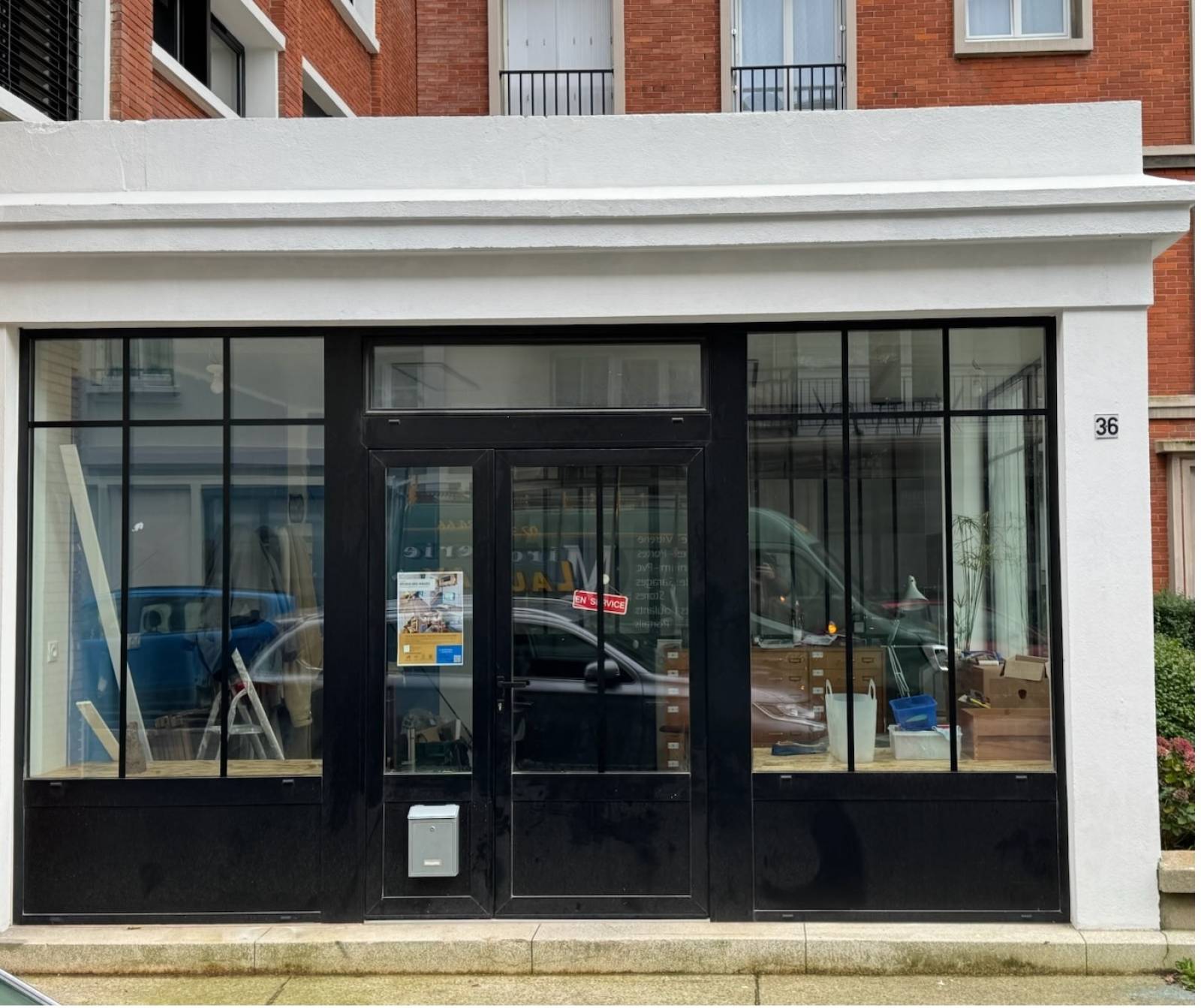 Rénovation et isolation de vitrines de magasin Evreux 27000 dans l'Eure